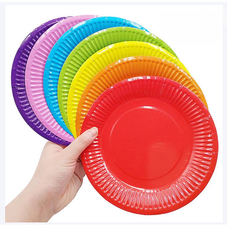 colorful Disposable Plates